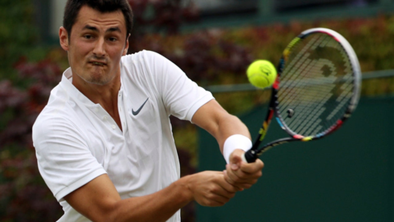 Column: Tomic the Tank Engine lives up to tennis nickname